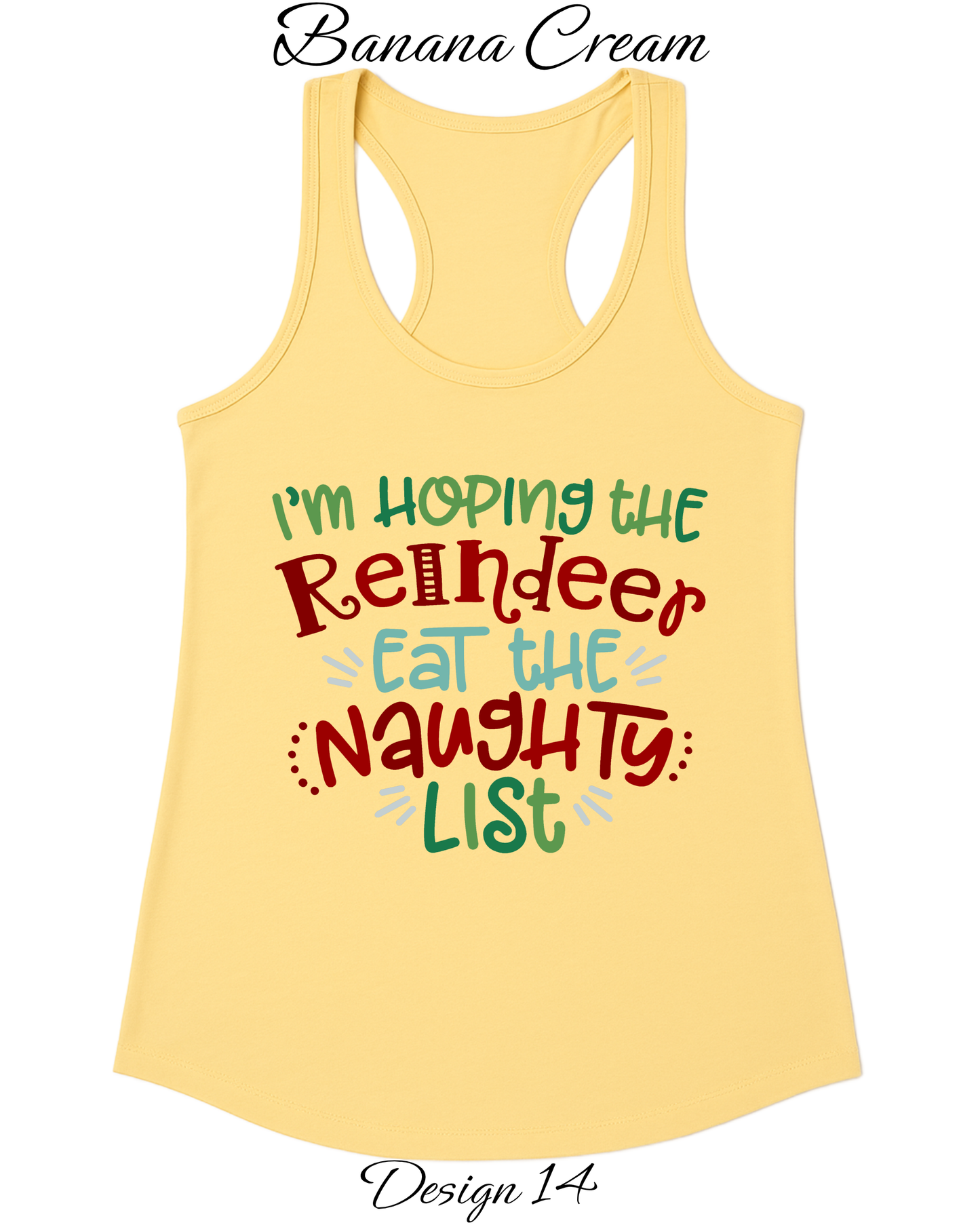 Custom Women's Tank Tops & Tees | Christmas Funny Inspired Tee