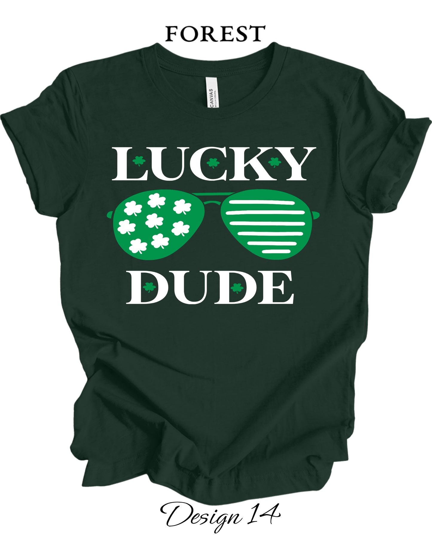 Custom Tee Unisex Crew Neck T-shirts | St. Patrick's Day Inspired Tee