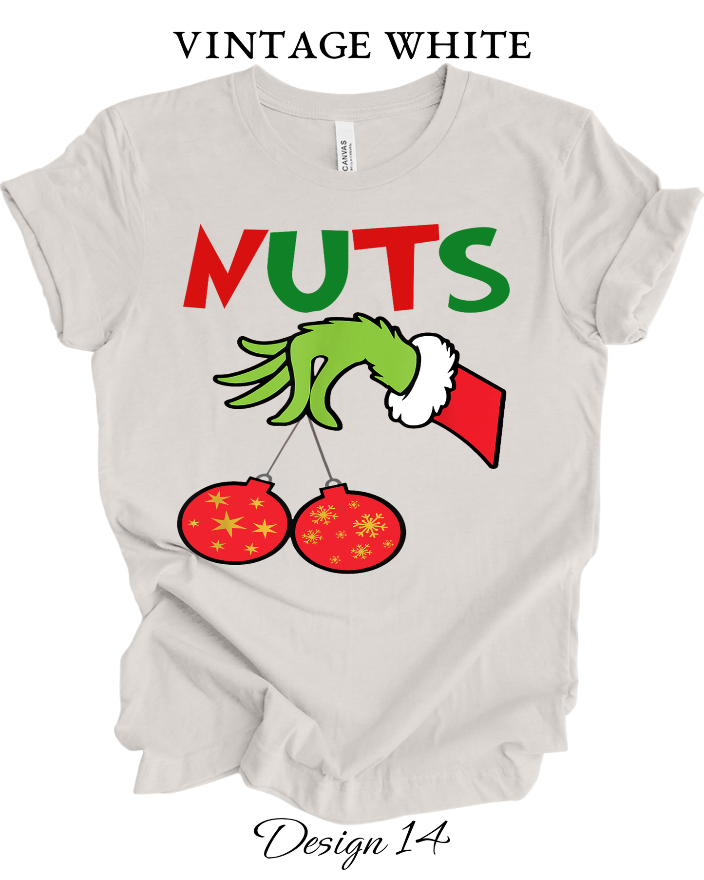 Custom Tee Unisex Crew Neck | Christmas Chest Nuts Couples Tee