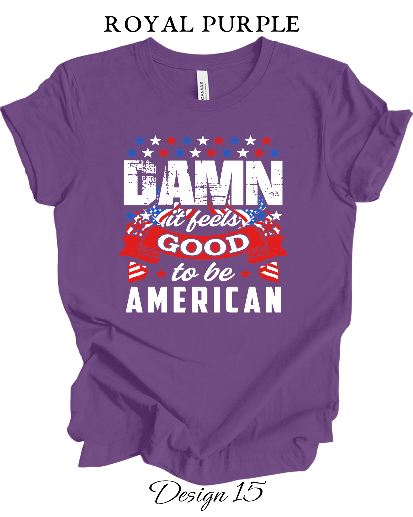Custom Tee Unisex Crew Neck T-shirts | Patriotic Inspired Tee