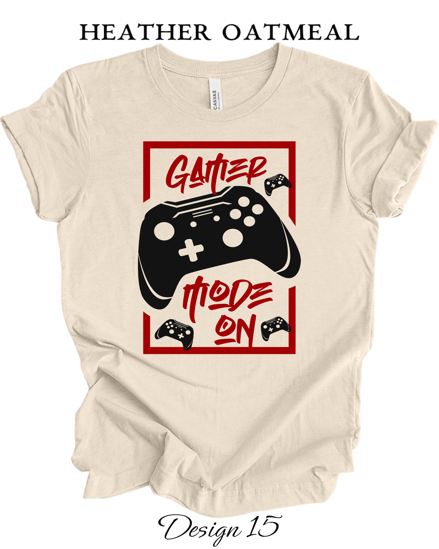 Custom Tee Unisex Crew Neck T-shirts | Video Gaming Inspired Tee