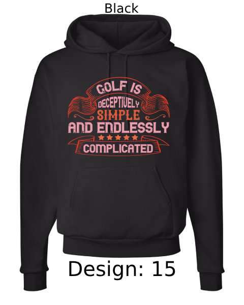 Unisex Golf Hoodie Sweatshirt | Custom Hoodie
