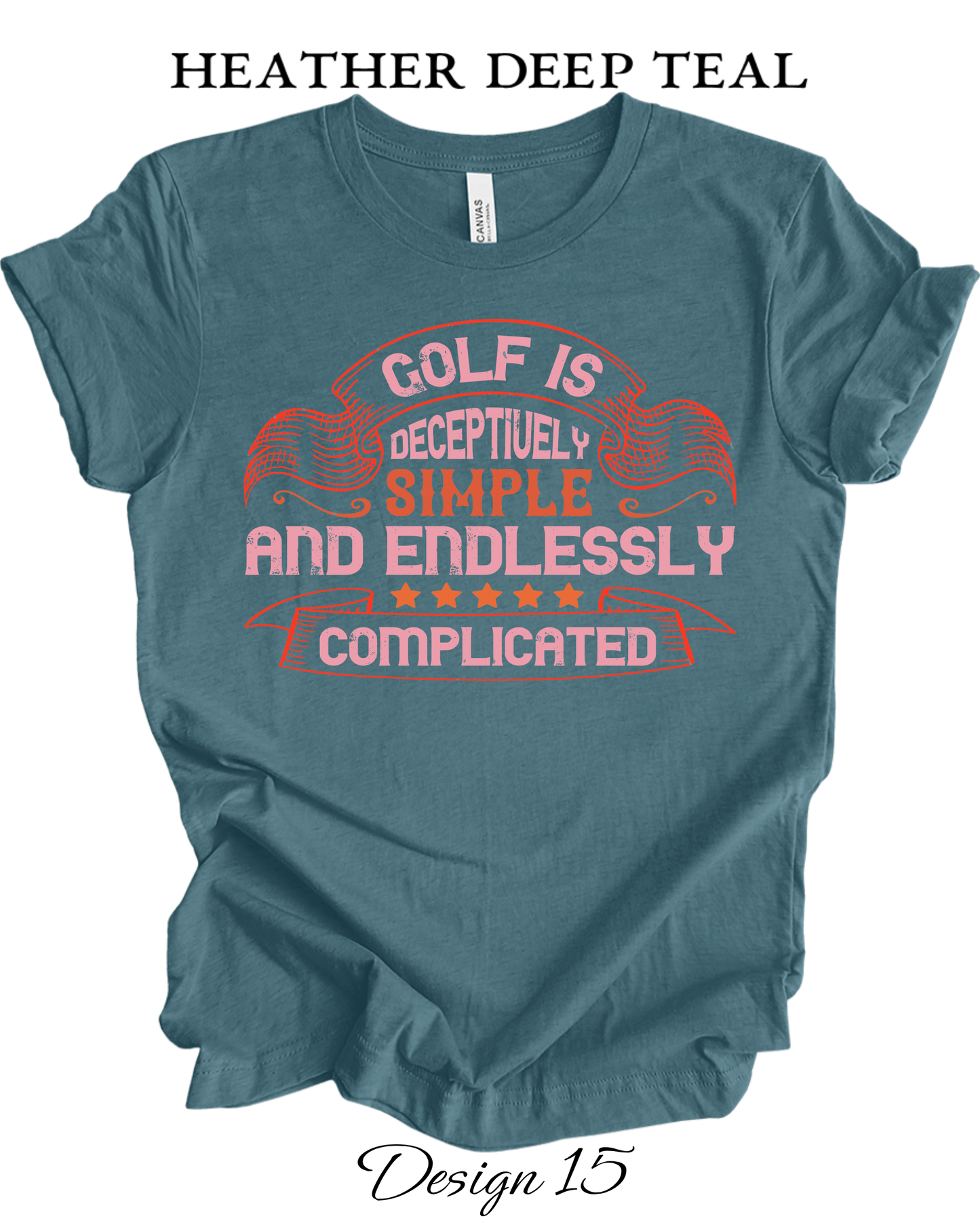 Custom Tee Unisex Crew Neck T-shirts | Golf Inspired Tees