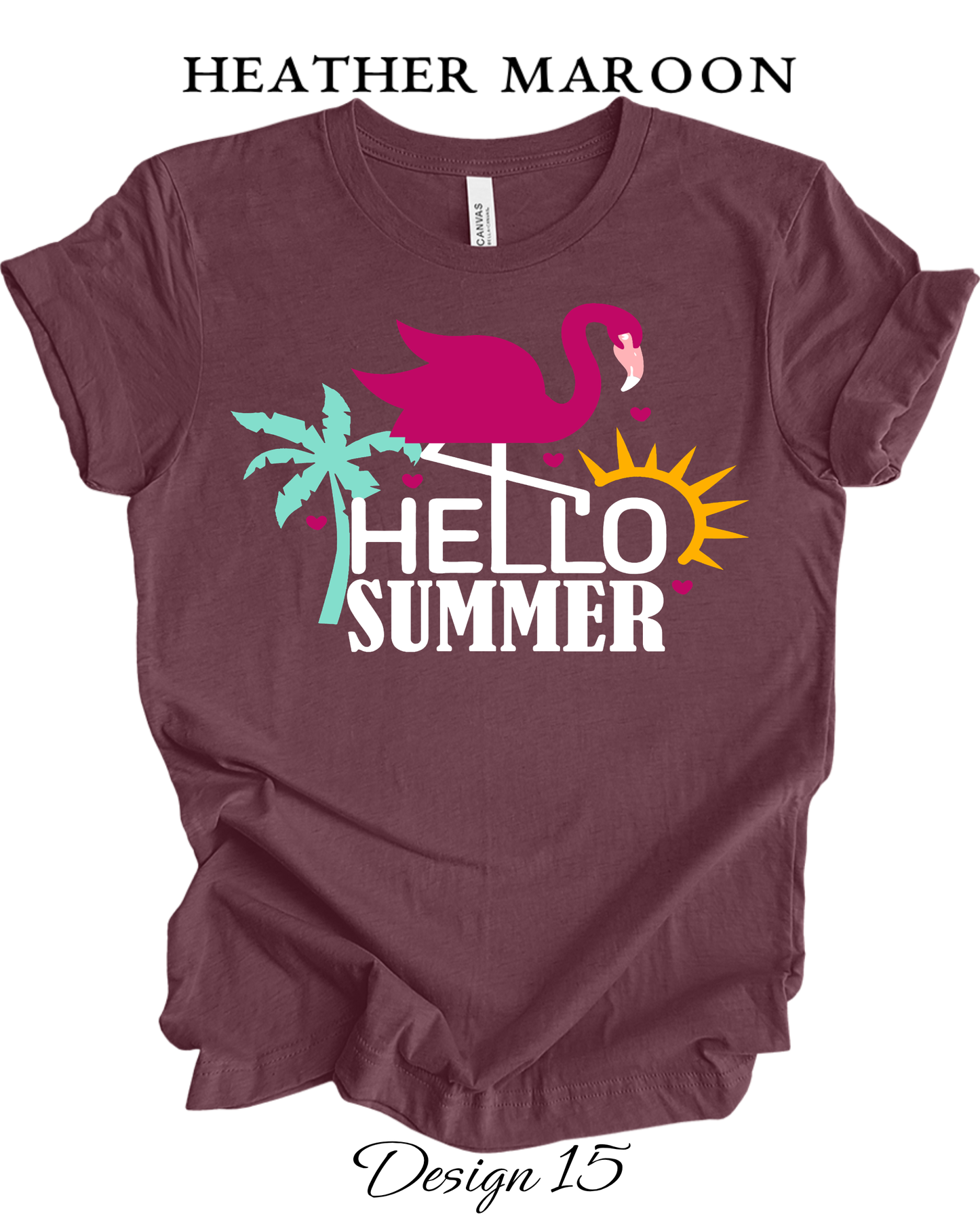 Custom Tee Unisex Crew Neck T-Shirts | Summer, Surfing, & Sunshine Inspired Tee
