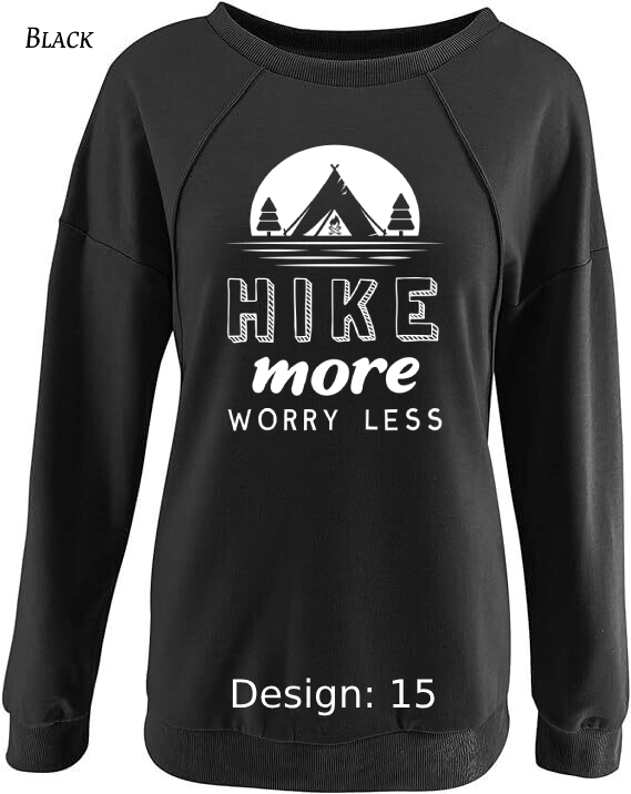 Sweatshirt Women's Camping Sweatshirt | Custom Sweatshirt