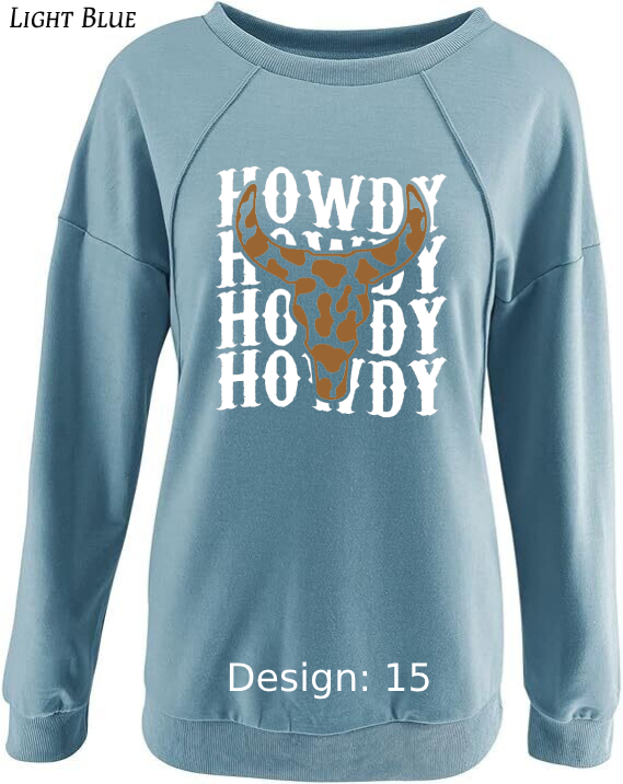 Sweatshirt Women's Country Cowboy Sweatshirt | Custom Sweatshirt