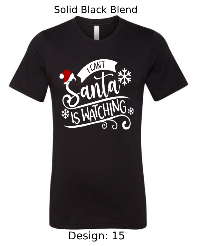Shirts Men's Customized T-Shirts | Christmas Funny Santa Themed Tee