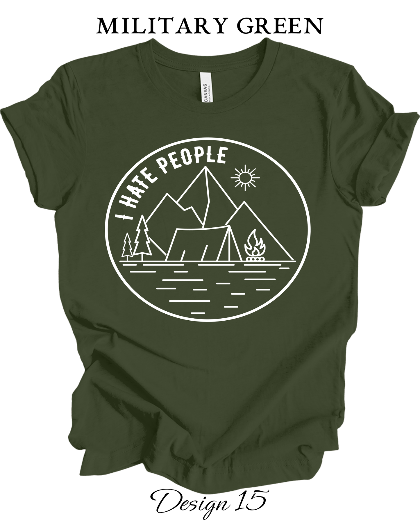 Custom Tee Unisex Crew Neck T-Shirts | Camping, Hiking, & Wilderness Inspired Tee