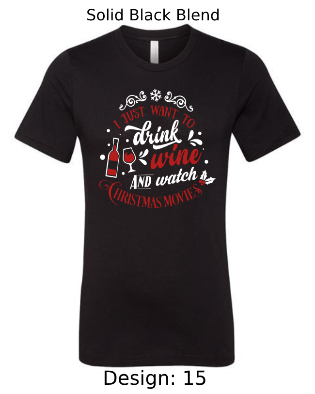 Shirts Men's Customized T-Shirts | Christmas Funny Drinking Themed Tee