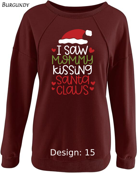 Sweatshirt Women's Christmas Funny Santa Sweatshirt | Custom Sweatshirt