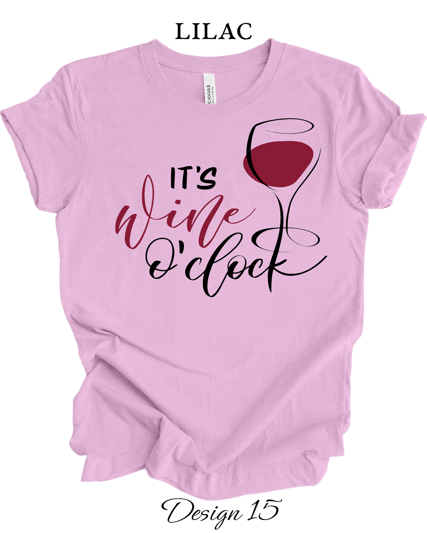 Custom Tee Unisex Crew Neck T-Shirts | Funny Wine Inspired Tee