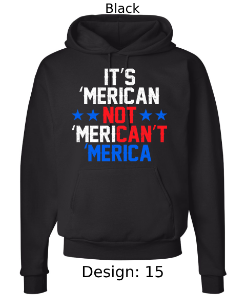 Unisex Patriotic Hoodie Sweatshirt | Custom Hoodie