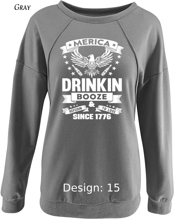 Sweatshirt Women's Patriotic Sweatshirt | Custom Sweatshirt