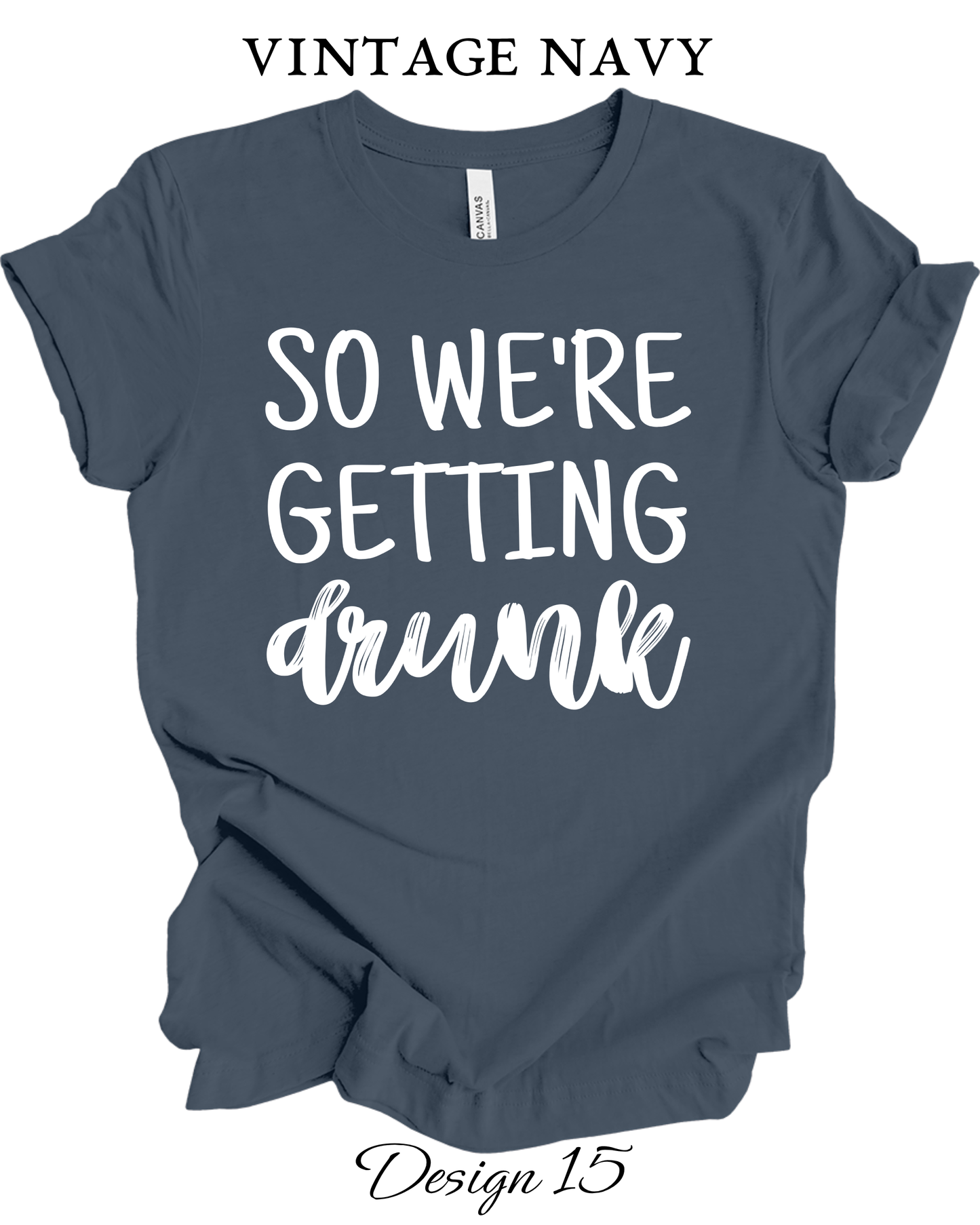 Custom Tee Unisex Crew Neck T-Shirts | Bride, Bachelorette, Brides Maid Group Wedding Shirts