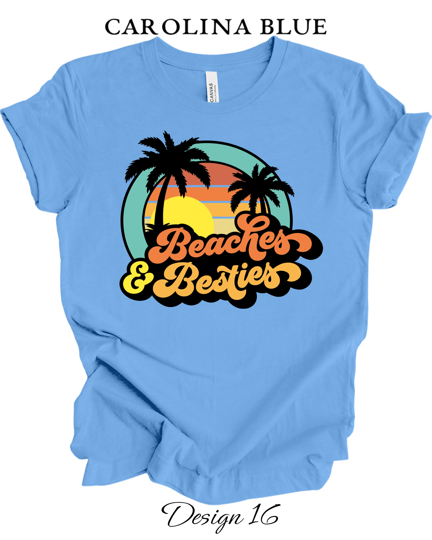 Custom Tee Unisex Crew Neck T-Shirts | Beach Inspired Tee