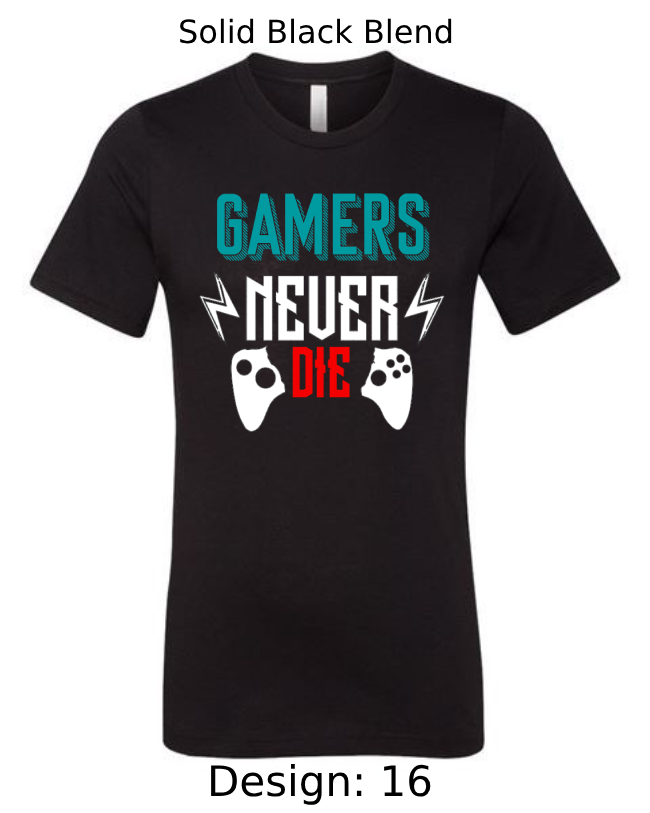 Shirts Men's Customized T-Shirts | Video Gaming Themed Tee