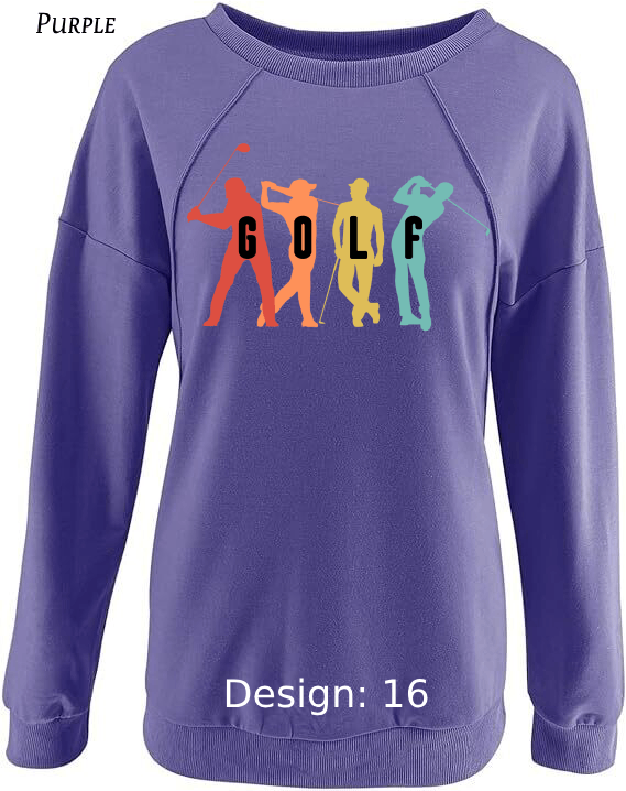 Sweatshirt Women's Golf Sweatshirt | Custom Sweatshirt
