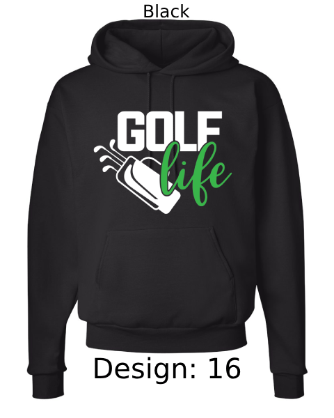Unisex Golf Hoodie Sweatshirt | Custom Hoodie