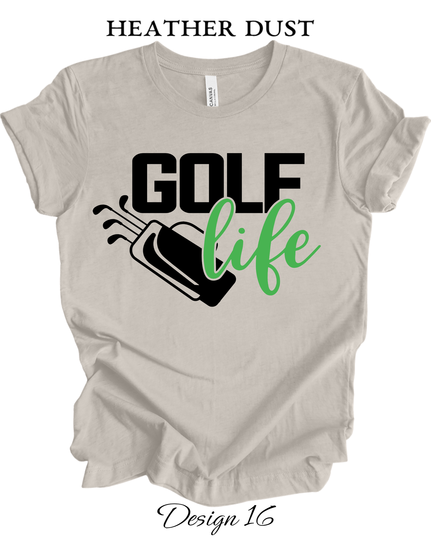 Custom Tee Unisex Crew Neck T-shirts | Golf Inspired Tees