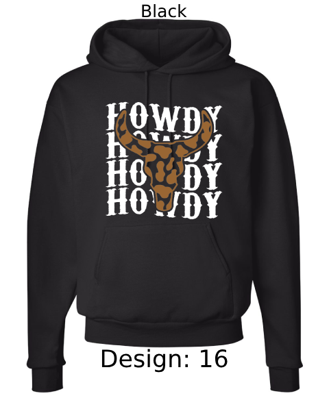 Unisex Country Cowboy Hoodie Sweatshirt | Custom Hoodie