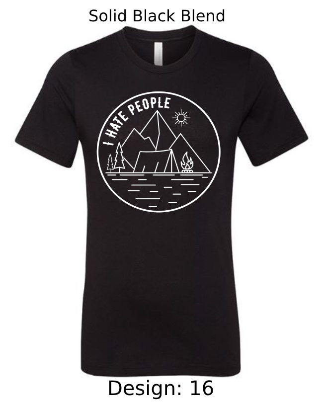 Shirts Men's Customized T-Shirts | Camping Themed Tee