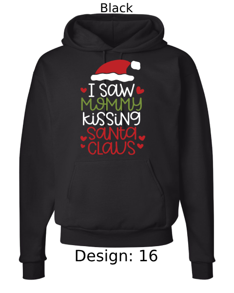 Unisex Christmas Funny Santa Hoodie Sweatshirt | Custom Hoodie