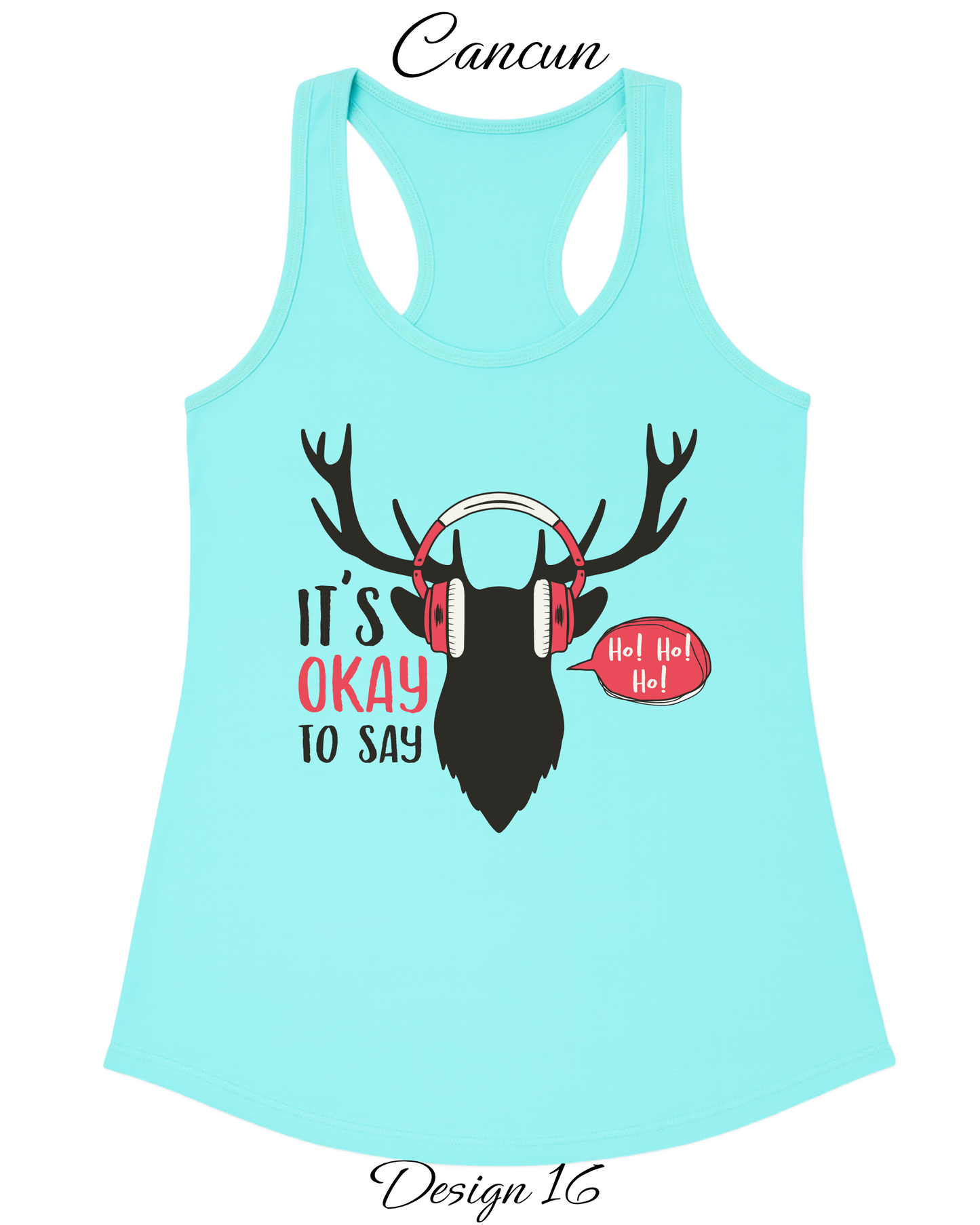 Custom Women's Tank Tops & Tees | Christmas Funny Inspired Tee