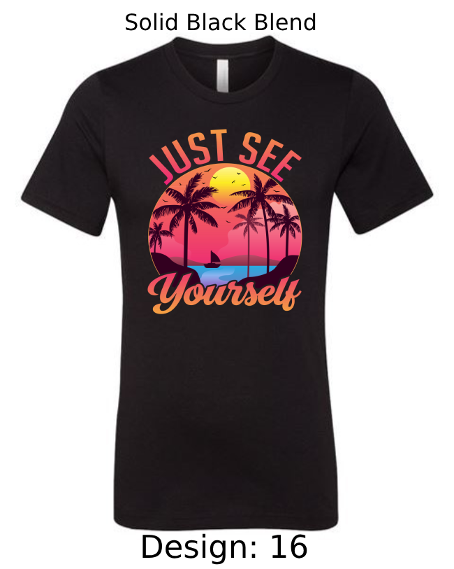 Shirts Men's Customized T-shirts | Summer, Surfing, & Sunshine Themed Tee