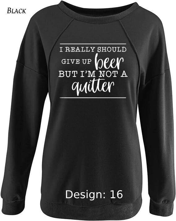 Sweatshirt Women's Funny Alcohol Sweatshirt | Custom Sweatshirt
