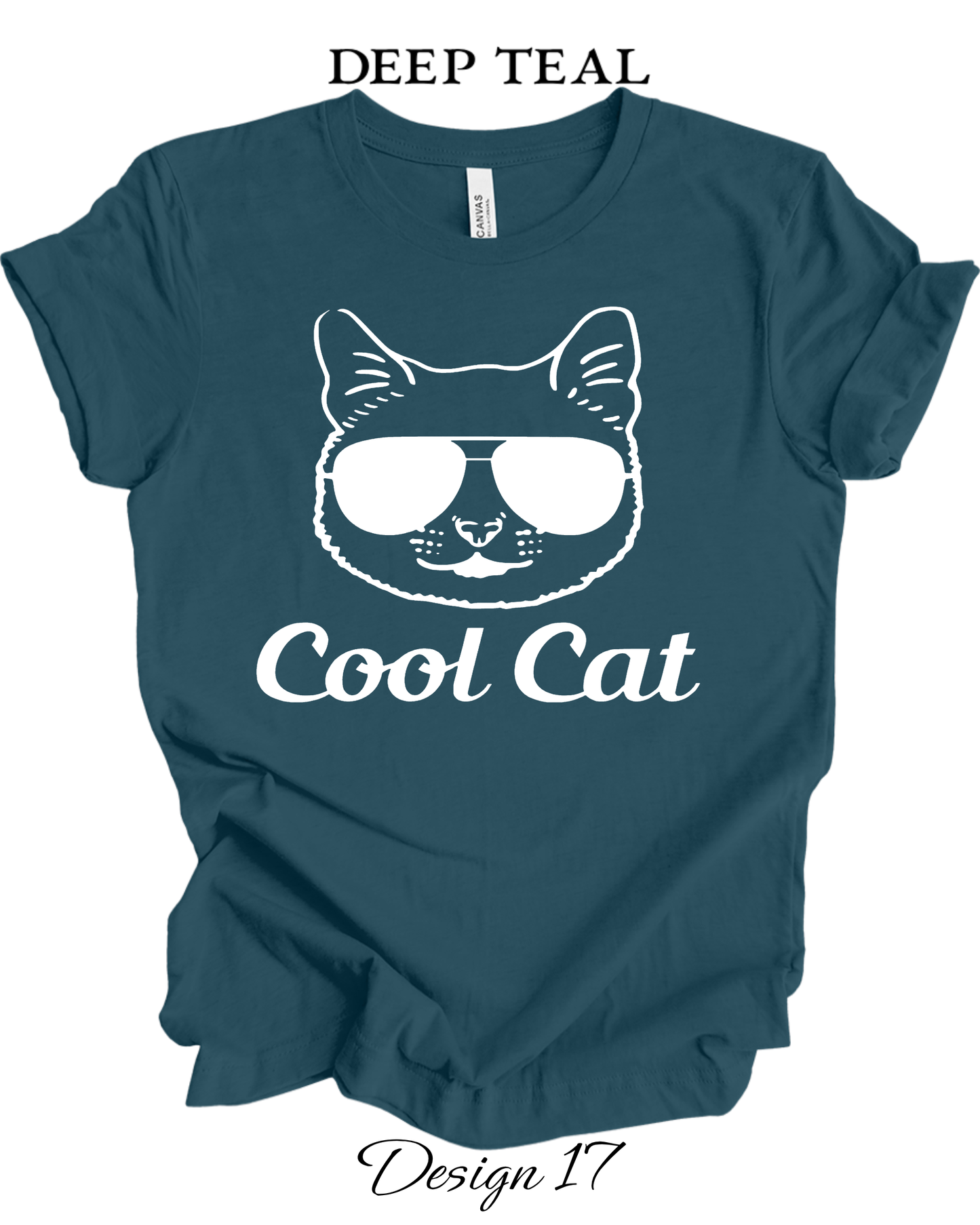 Custom Tee Unisex Crew Neck T-Shirts  | Cat Inspired Tee