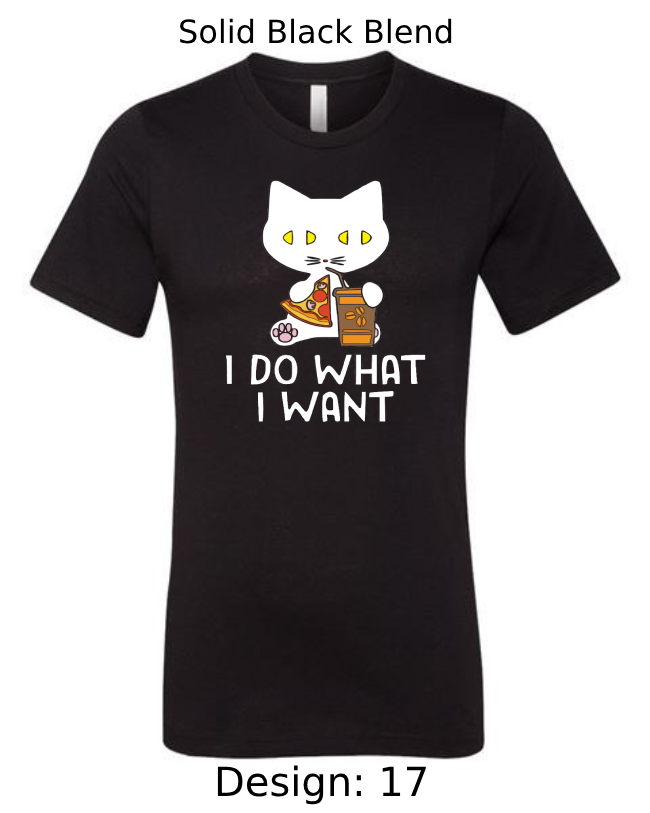 Shirts Men's Customized T-Shirts | Cat Themed Tee