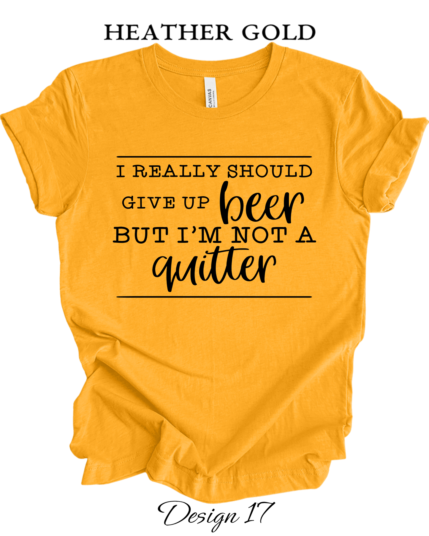 Custom Tee Unisex Crew Neck T-Shirts | Funny Alcohol Inspired Tee