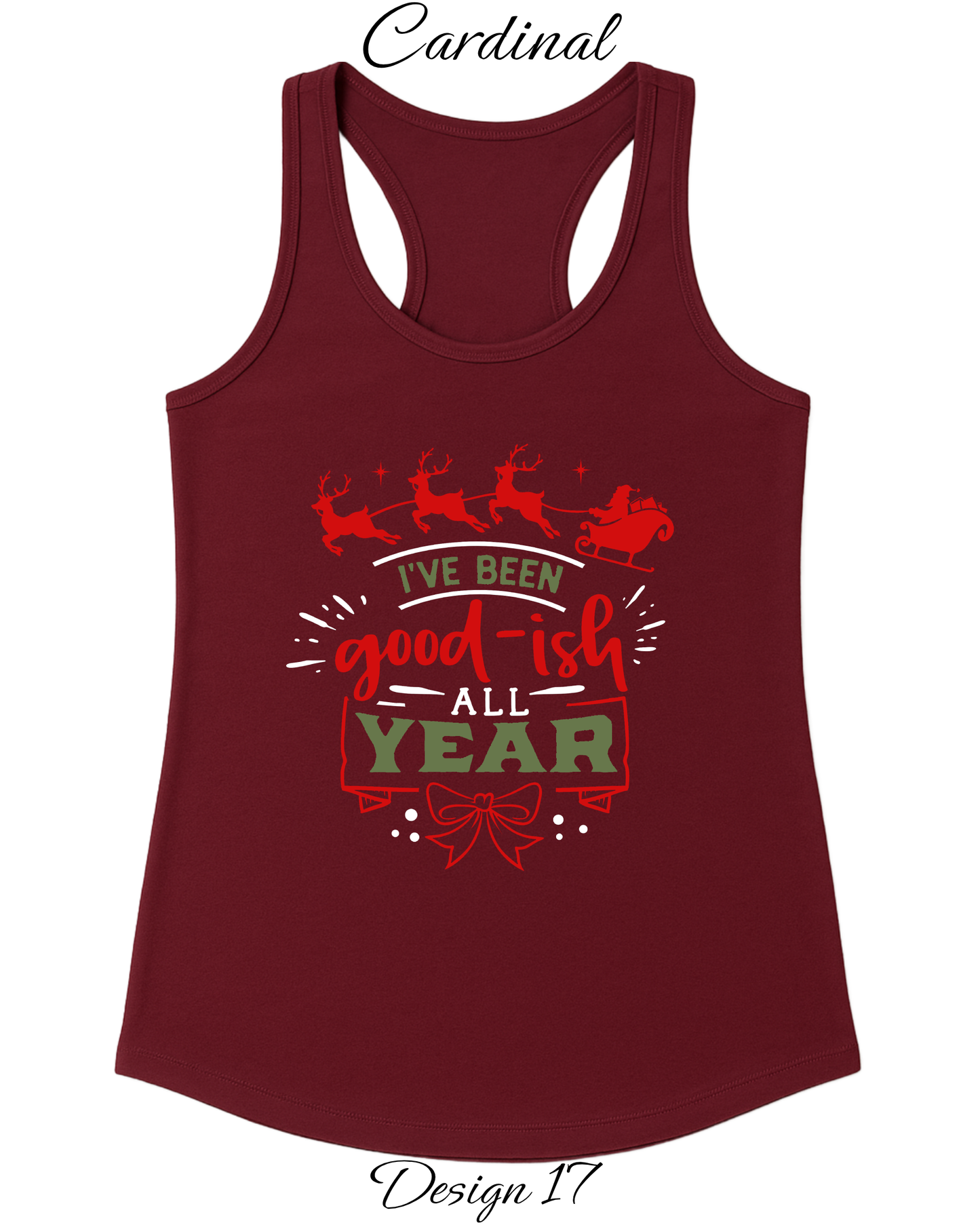 Custom Women's Tank Tops & Tees | Christmas Funny Inspired Tee