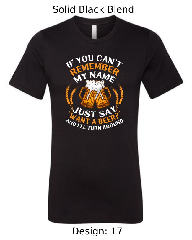 Shirts Men's Customized T-Shirts | Funny Beer Themed Tee
