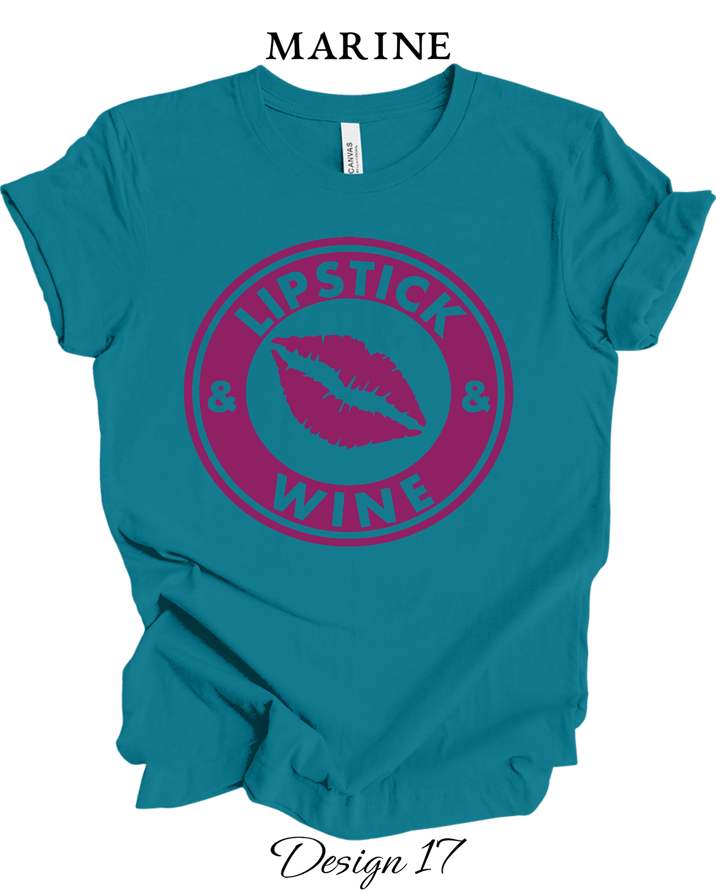 Custom Tee Unisex Crew Neck T-Shirts | Funny Wine Inspired Tee