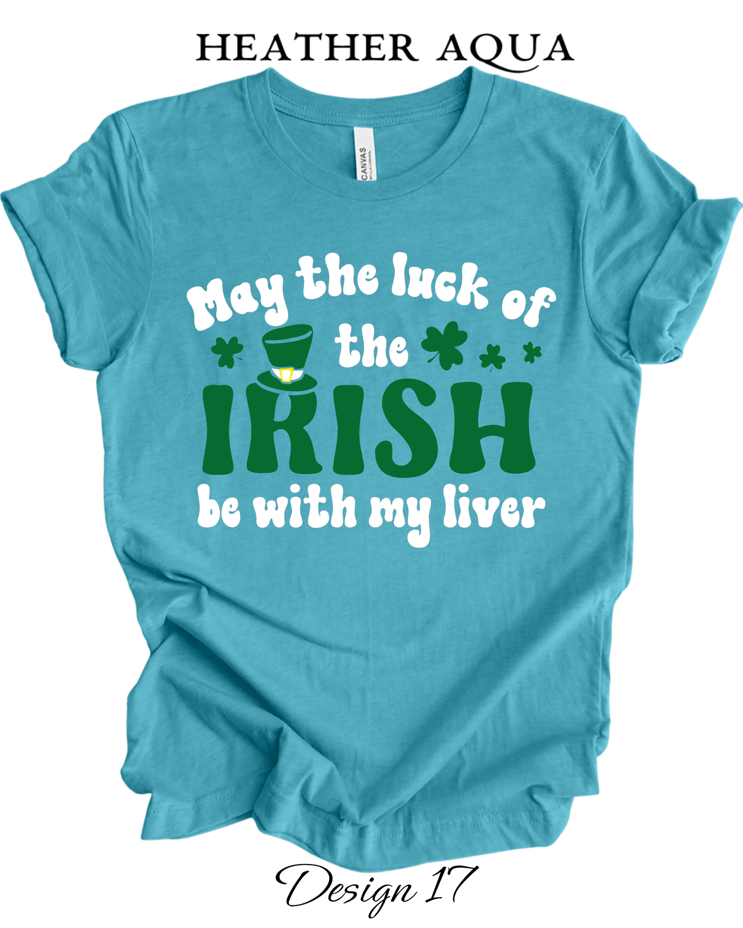 Custom Tee Unisex Crew Neck T-shirts | St. Patrick's Day Inspired Tee