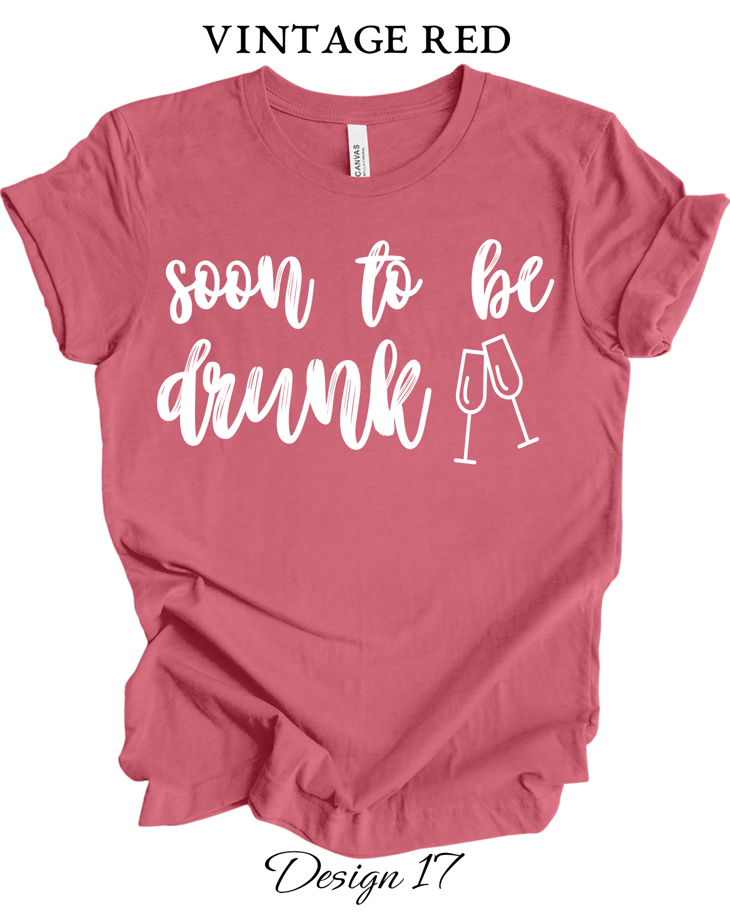 Custom Tee Unisex Crew Neck T-Shirts | Bride, Bachelorette, Brides Maid Group Wedding Shirts