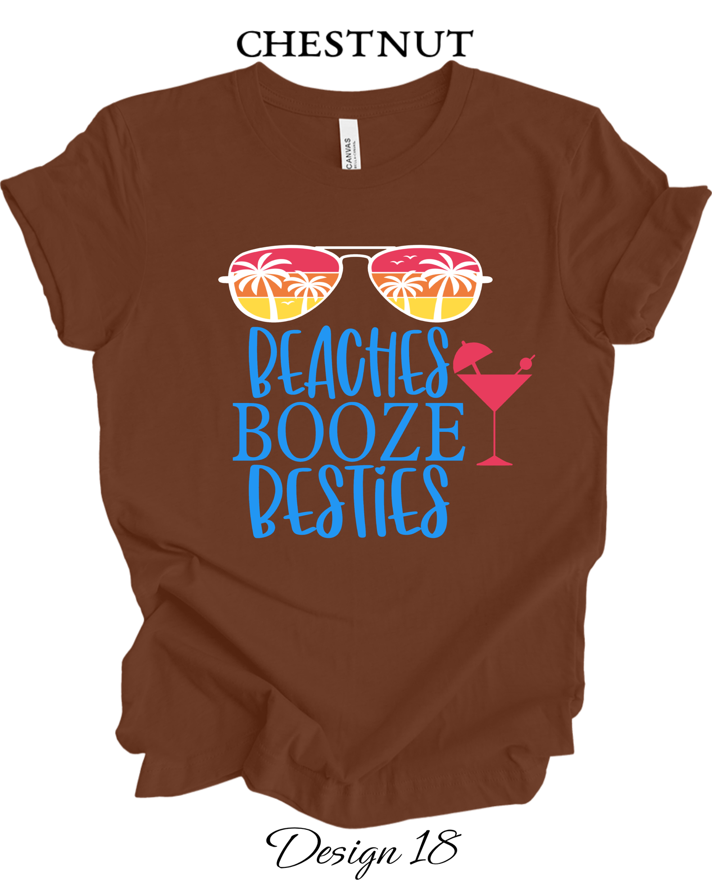 Custom Tee Unisex Crew Neck T-Shirts | Beach Inspired Tee