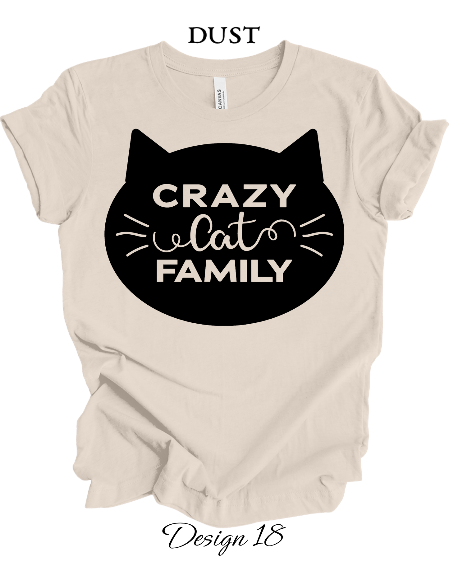 Custom Tee Unisex Crew Neck T-Shirts  | Cat Inspired Tee