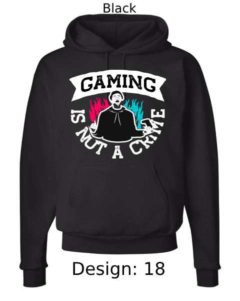 Unisex Video Gaming Hoodie Sweatshirt | Custom Hoodie