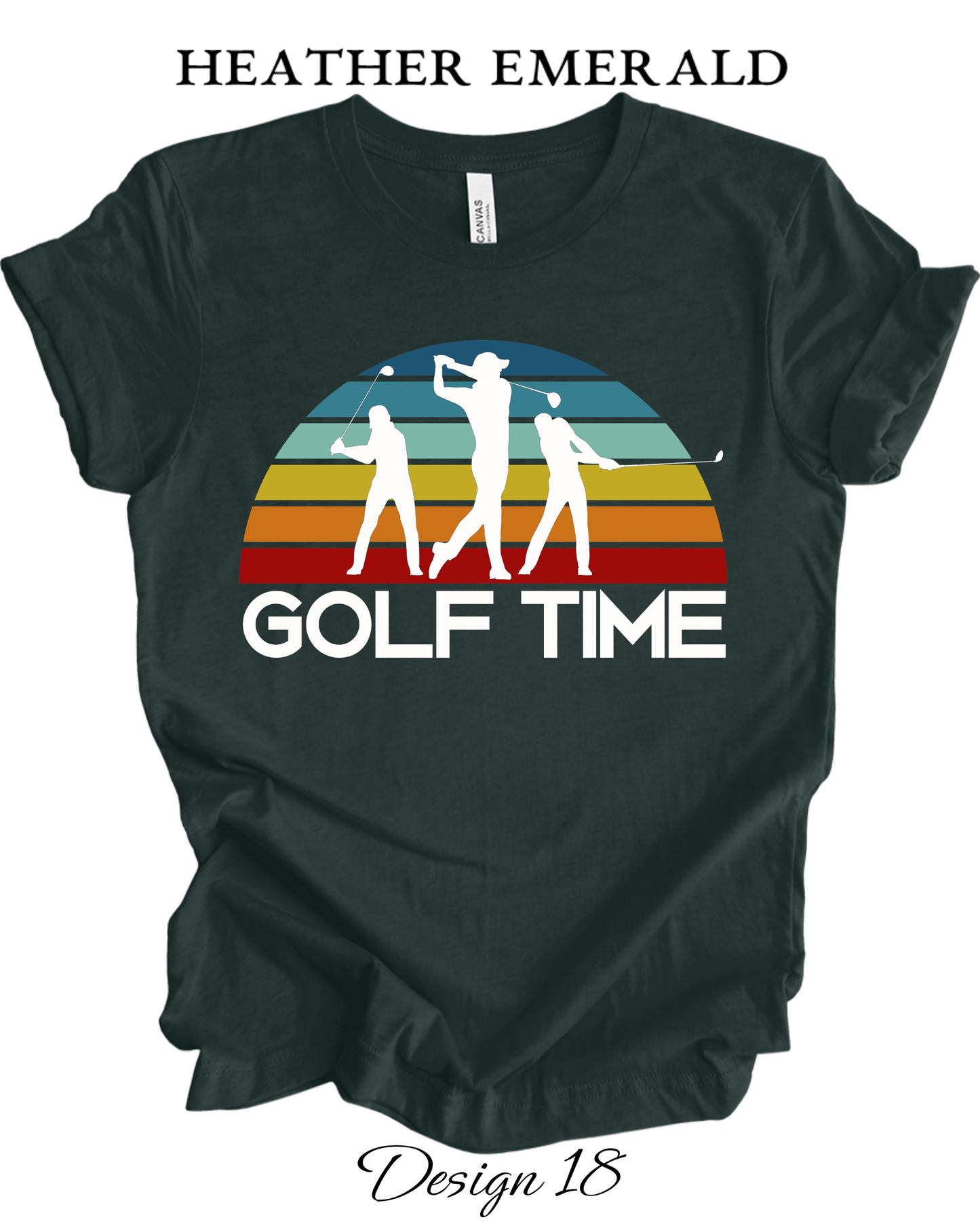 Custom Tee Unisex Crew Neck T-shirts | Golf Inspired Tees