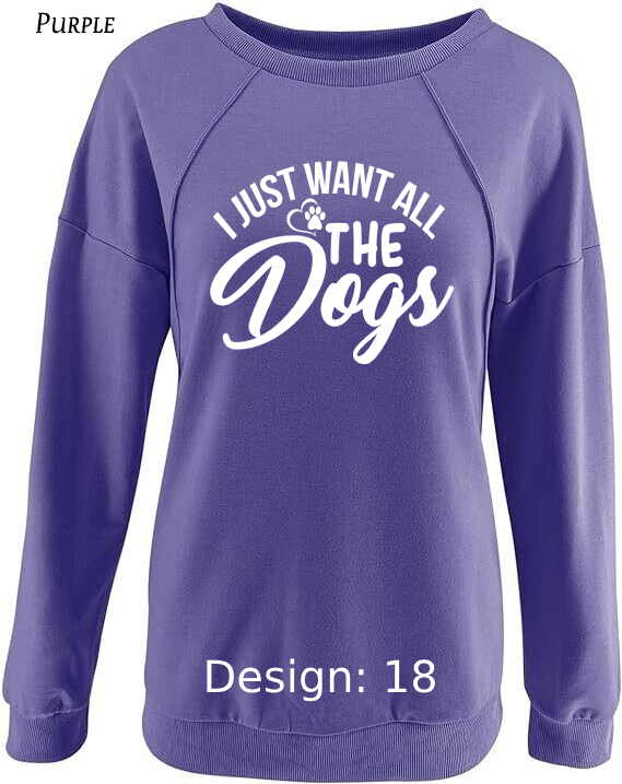 Sweatshirt Women's Dog Sweatshirt | Custom Sweatshirt