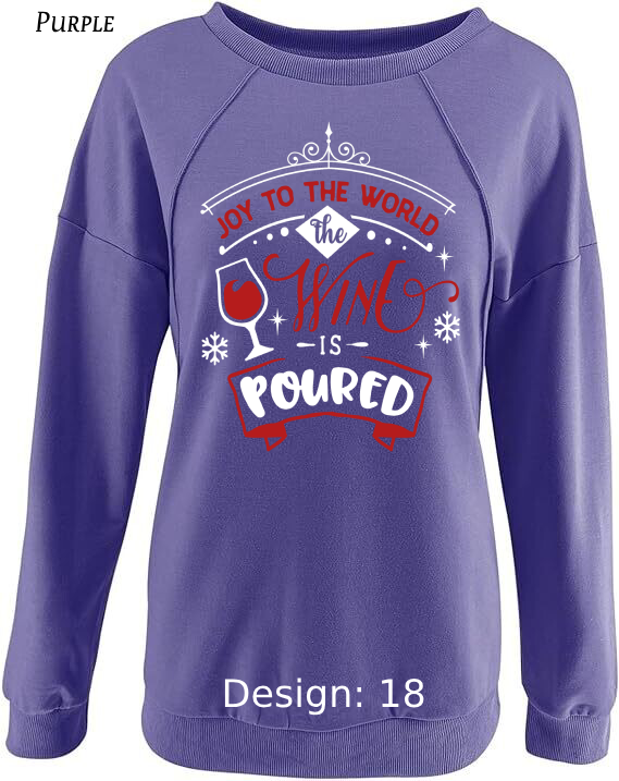 Sweatshirt Women's Christmas Funny Drinking Sweatshirt | Custom Sweatshirt