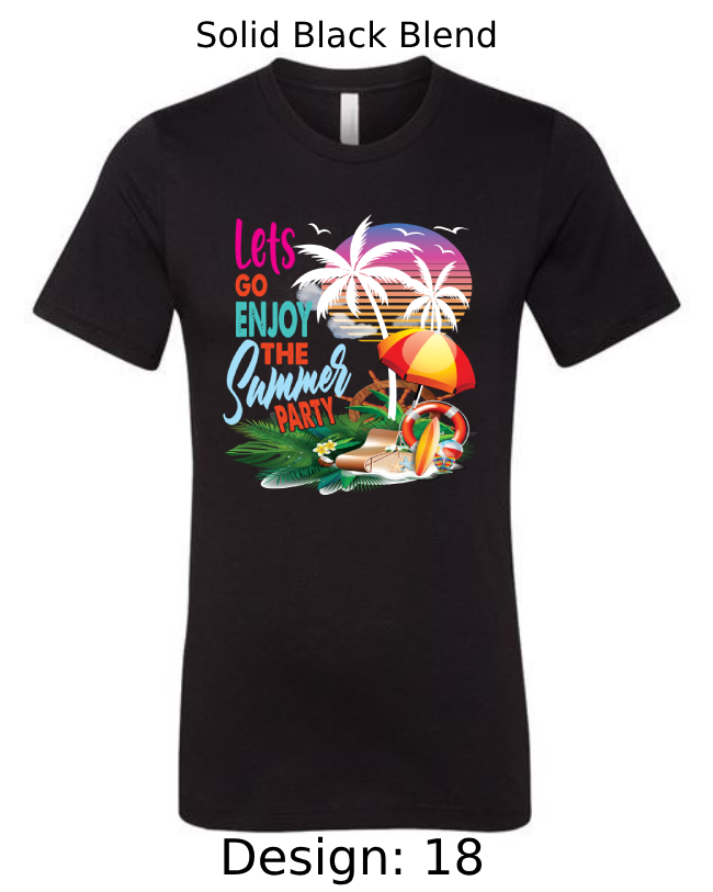 Shirts Men's Customized T-shirts | Summer, Surfing, & Sunshine Themed Tee