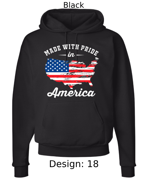 Unisex Patriotic Hoodie Sweatshirt | Custom Hoodie