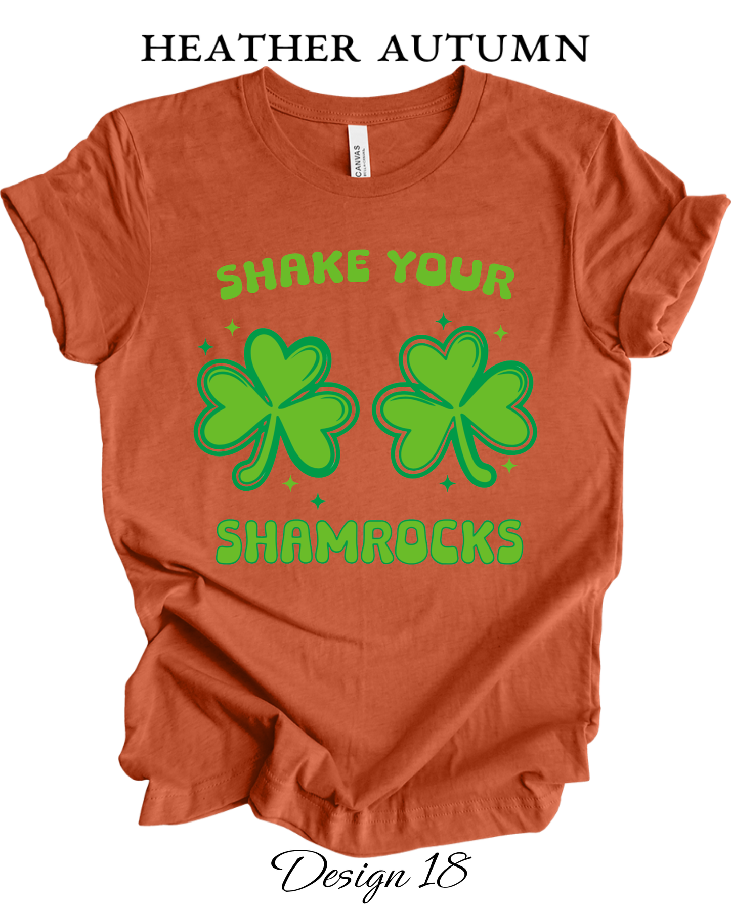 Custom Tee Unisex Crew Neck T-shirts | St. Patrick's Day Inspired Tee