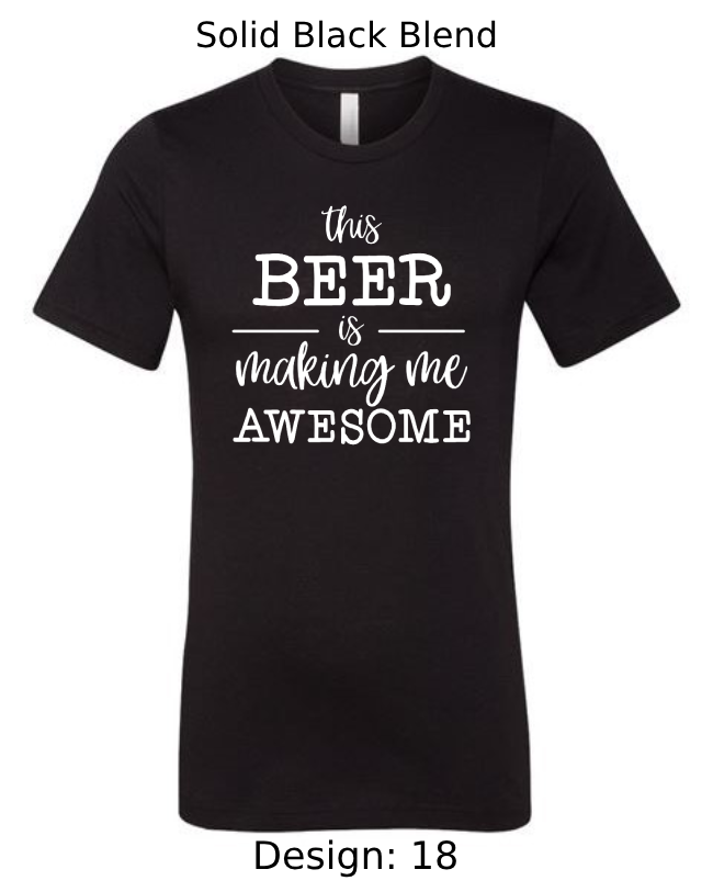 Shirts Men's Customized T-Shirts | Funny Alcohol Themed Tee