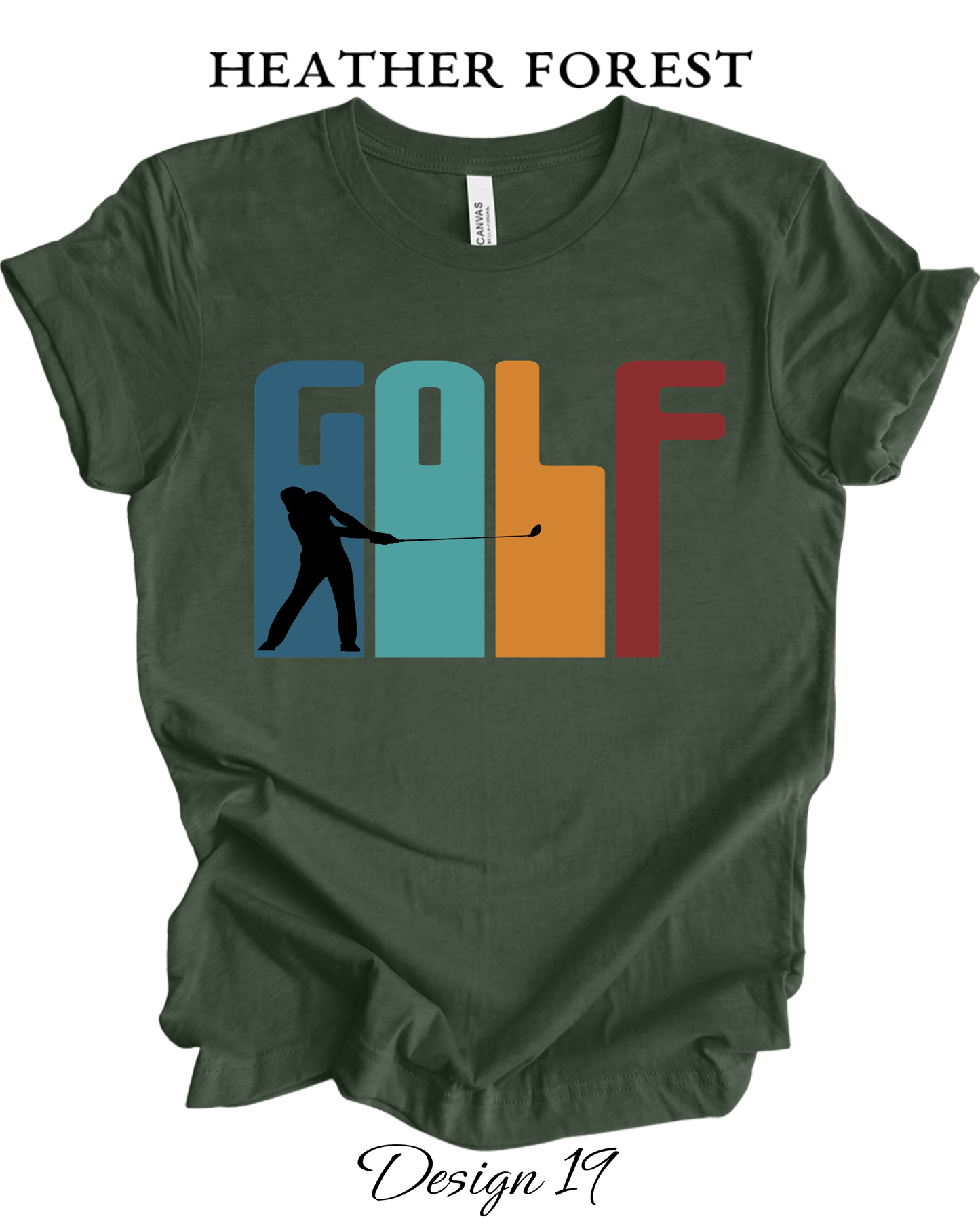 Custom Tee Unisex Crew Neck T-shirts | Golf Inspired Tees