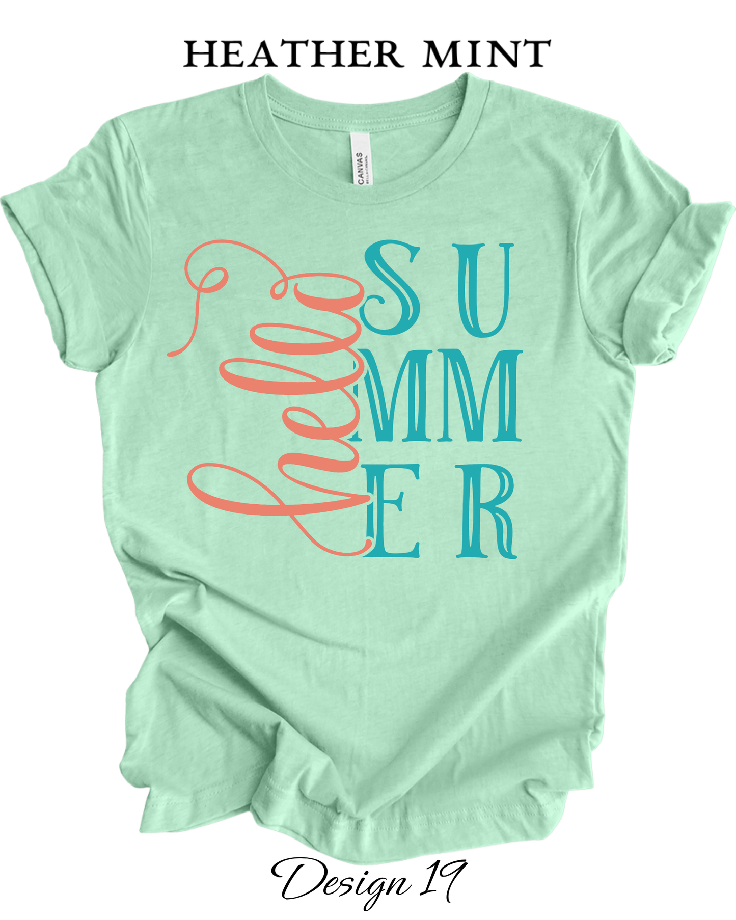 Custom Tee Unisex Crew Neck T-Shirts | Summer, Surfing, & Sunshine Inspired Tee