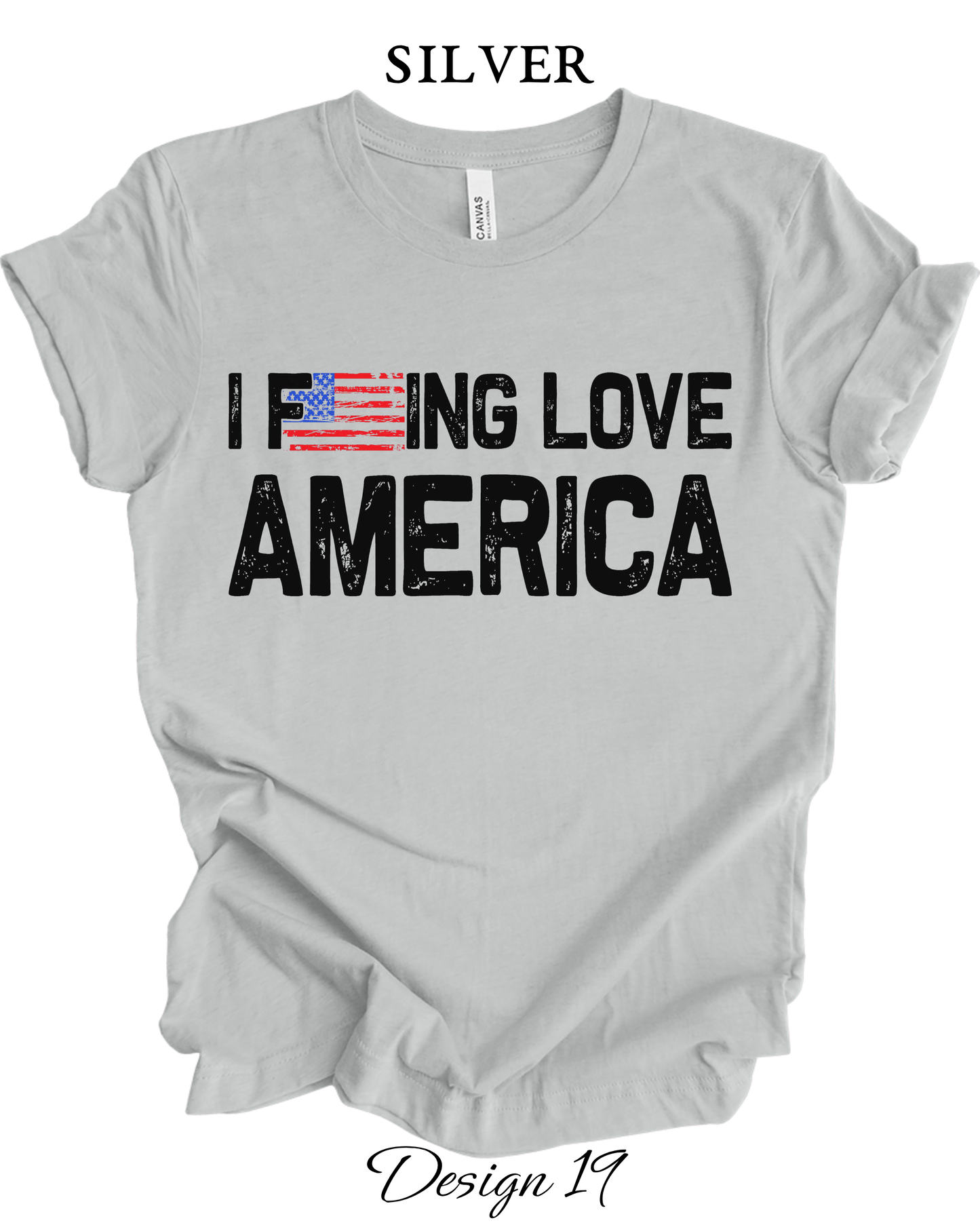 Custom Tee Unisex Crew Neck T-shirts | Patriotic Inspired Tee